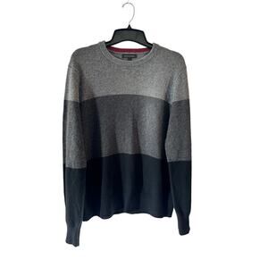 Banana Republic Merino extra fine Wool blend sweater Men’s black and gray Large